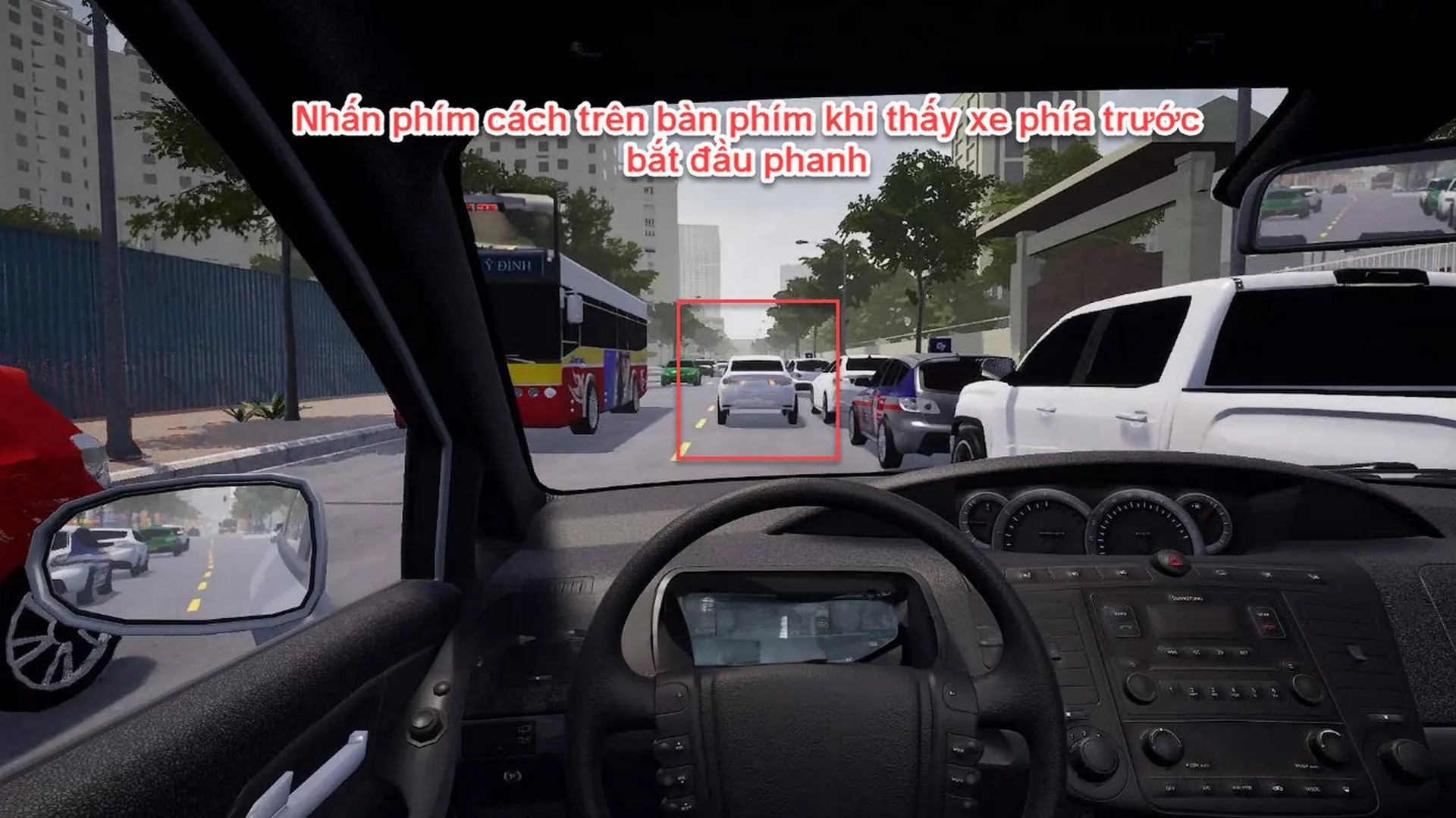 Xe tải lấn làn khi lên dốc