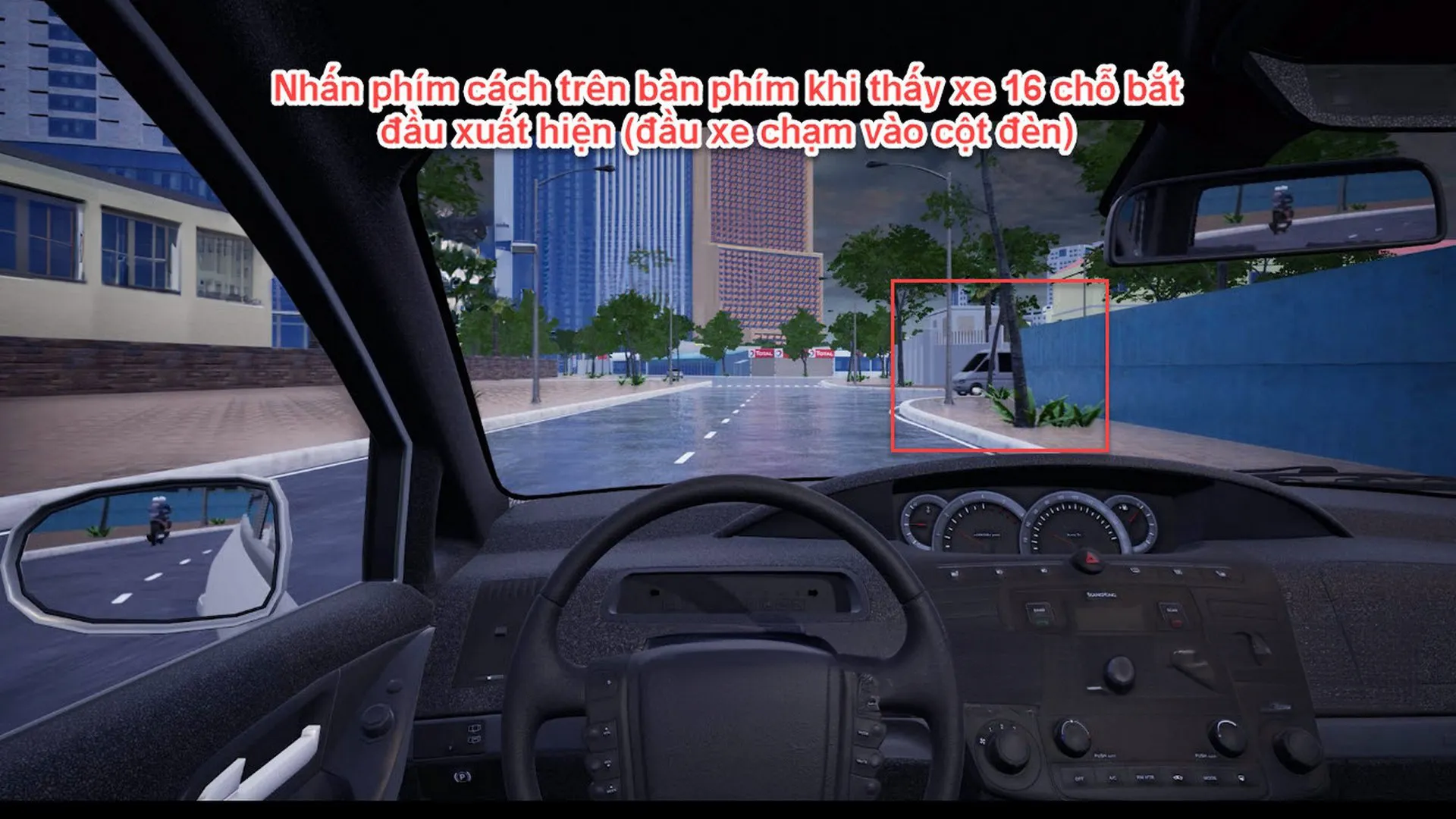Xe máy vượt trong cua