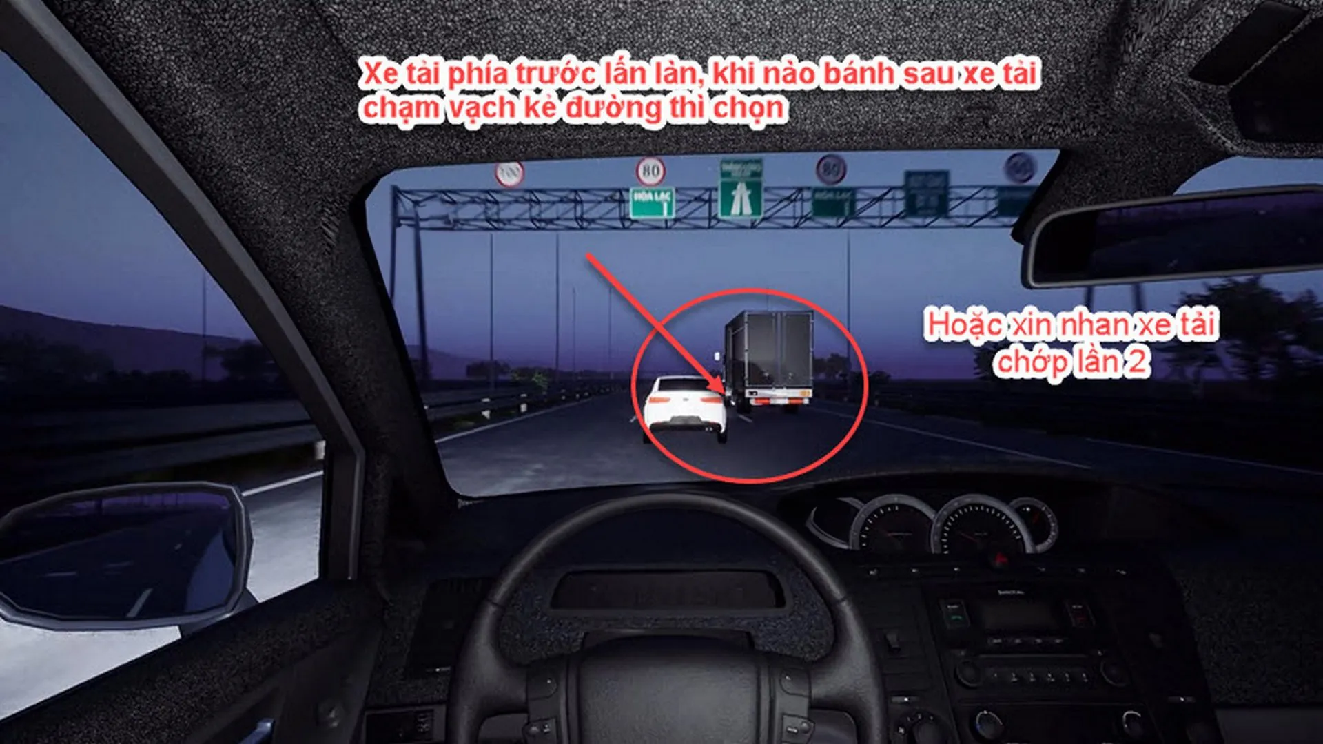 Nước đọng dải giữa cao tốc