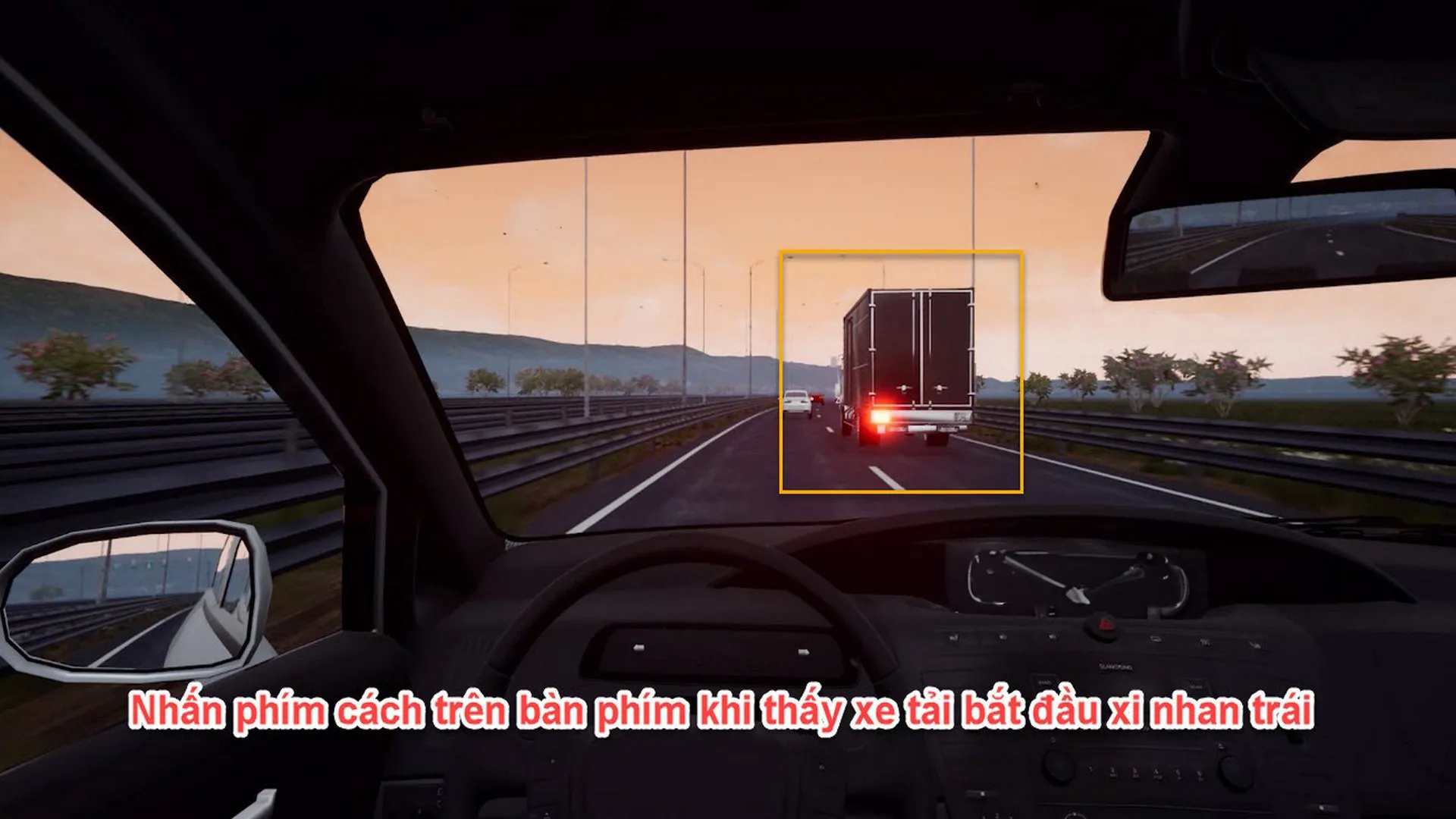 Sự cố xe xây ra trước mặt
