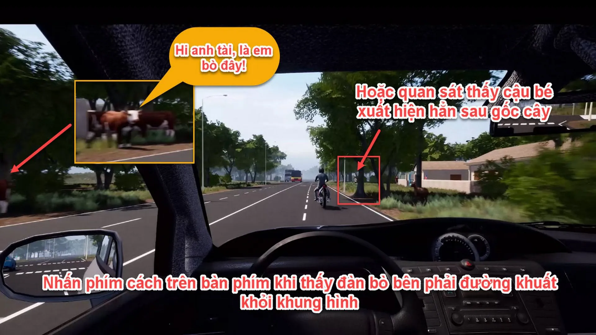 Mưa to, nước bắn từ xe lớn
