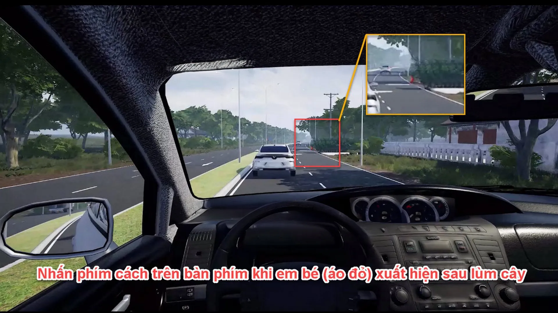 Dông bão đột ngột trên đường